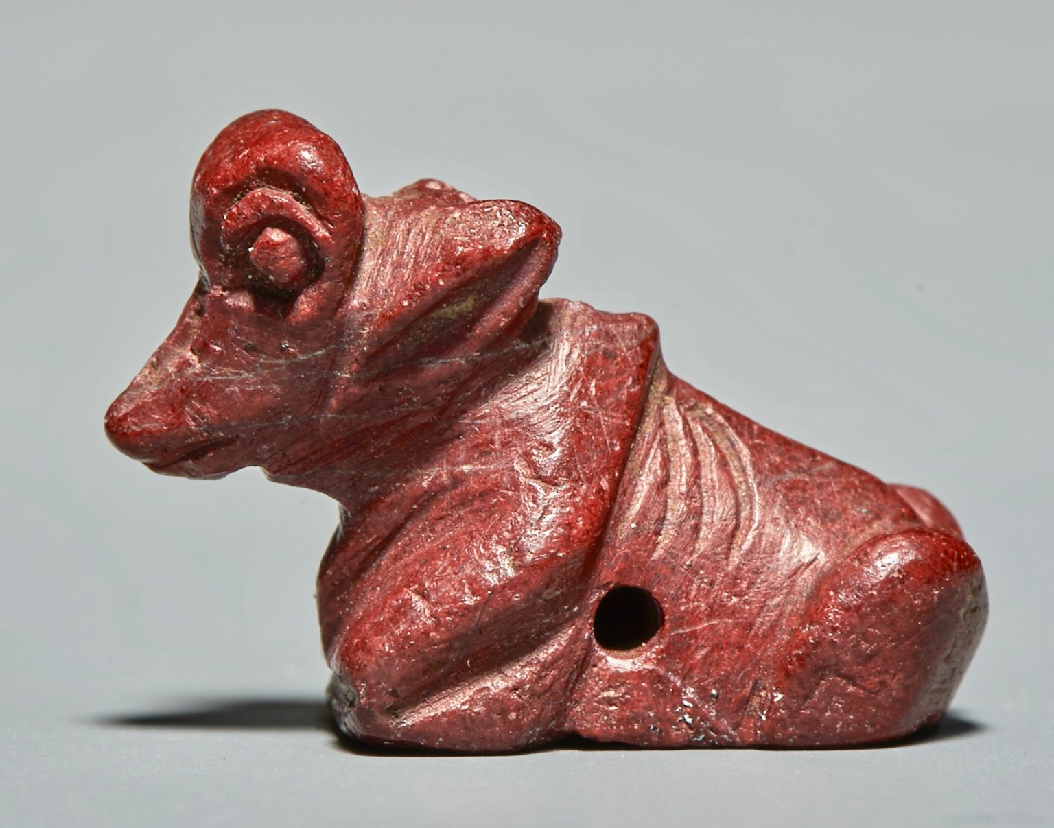 An Urartian bovine seal amulet