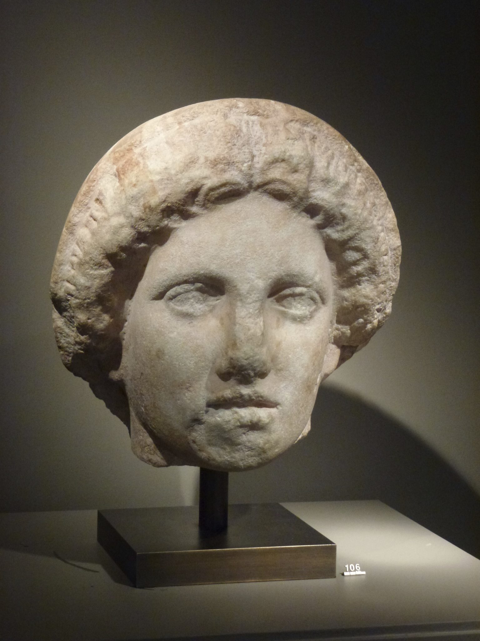 The Head of a Veiled Goddess