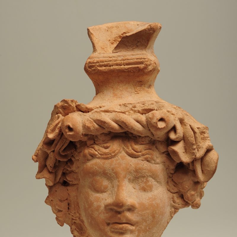 The head of a youthful Bacchant
