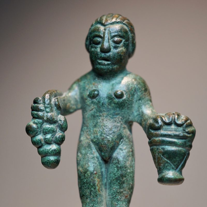 Sardinian female bronze statuette