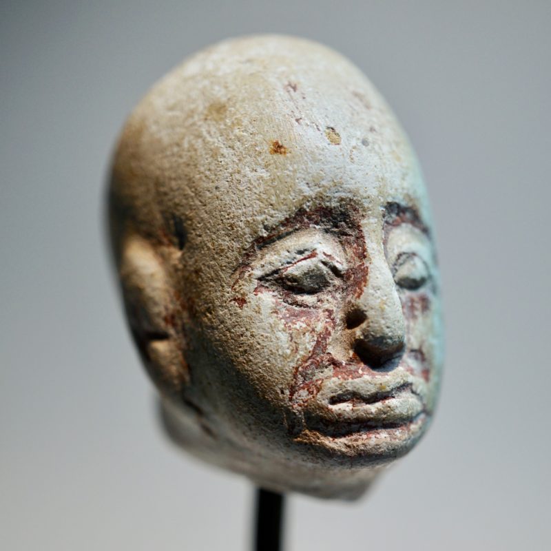 Stone head of a man