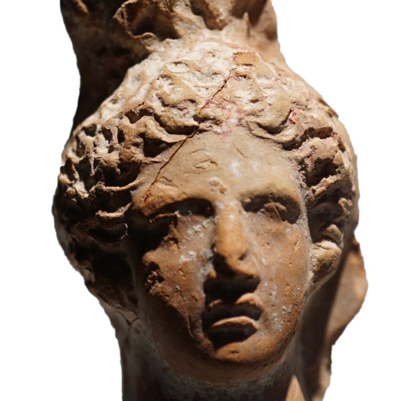 Head of a Greek goddess