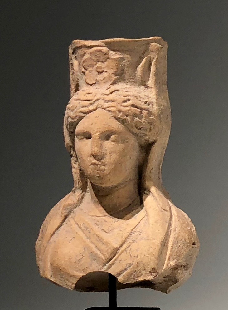 The Head of a Goddess with High Polos Crown