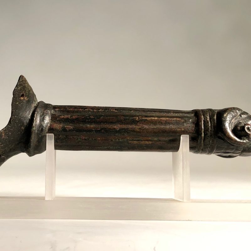 Bronze patera handle