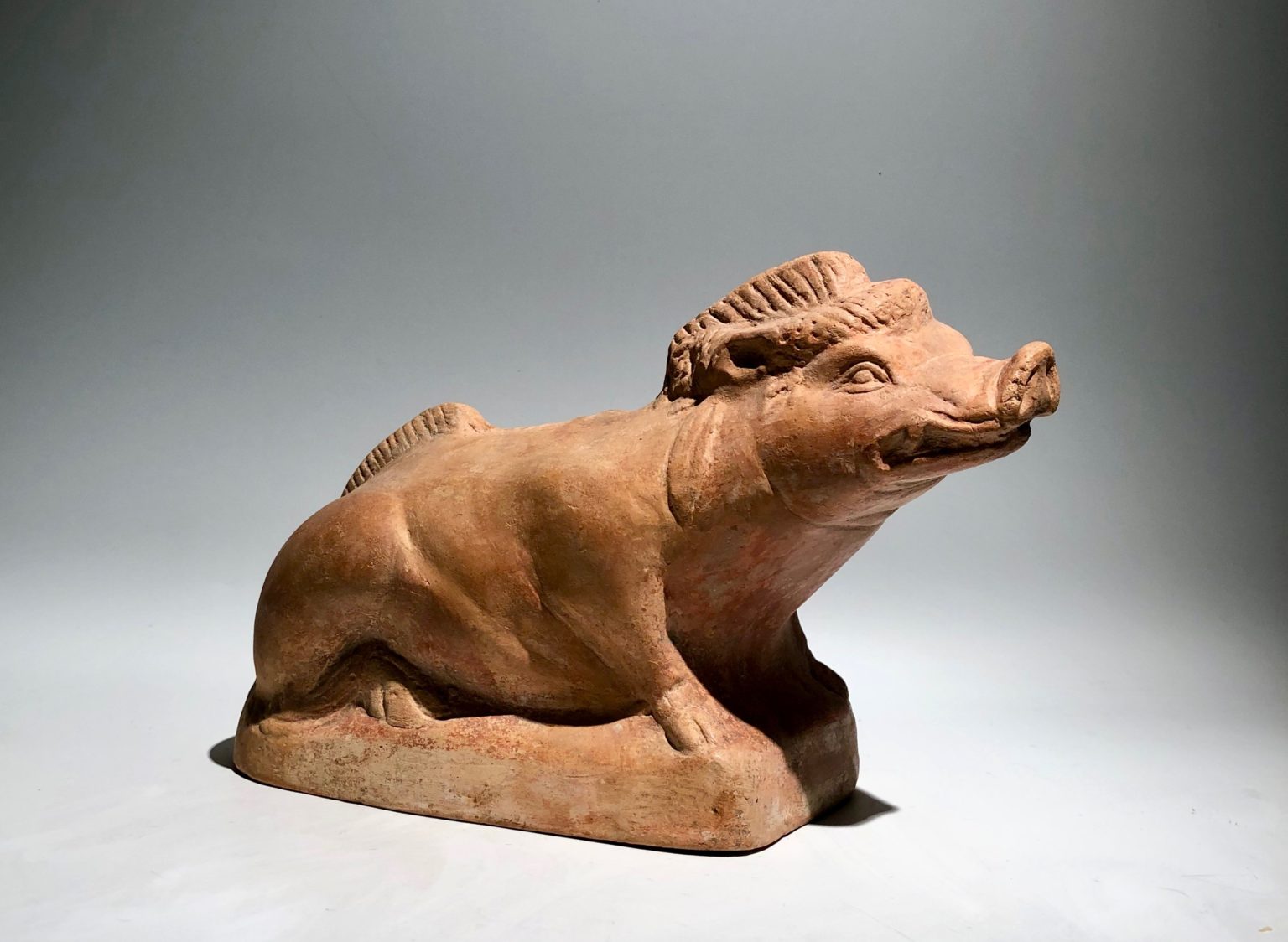 An Askos in the Form of a Snarling Boar
