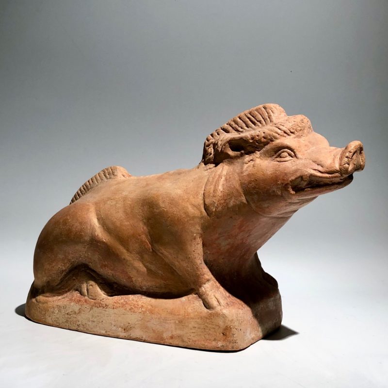 An Askos in the Form of a Snarling Boar