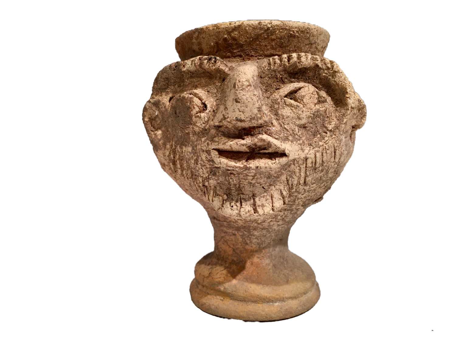 Roman face urn