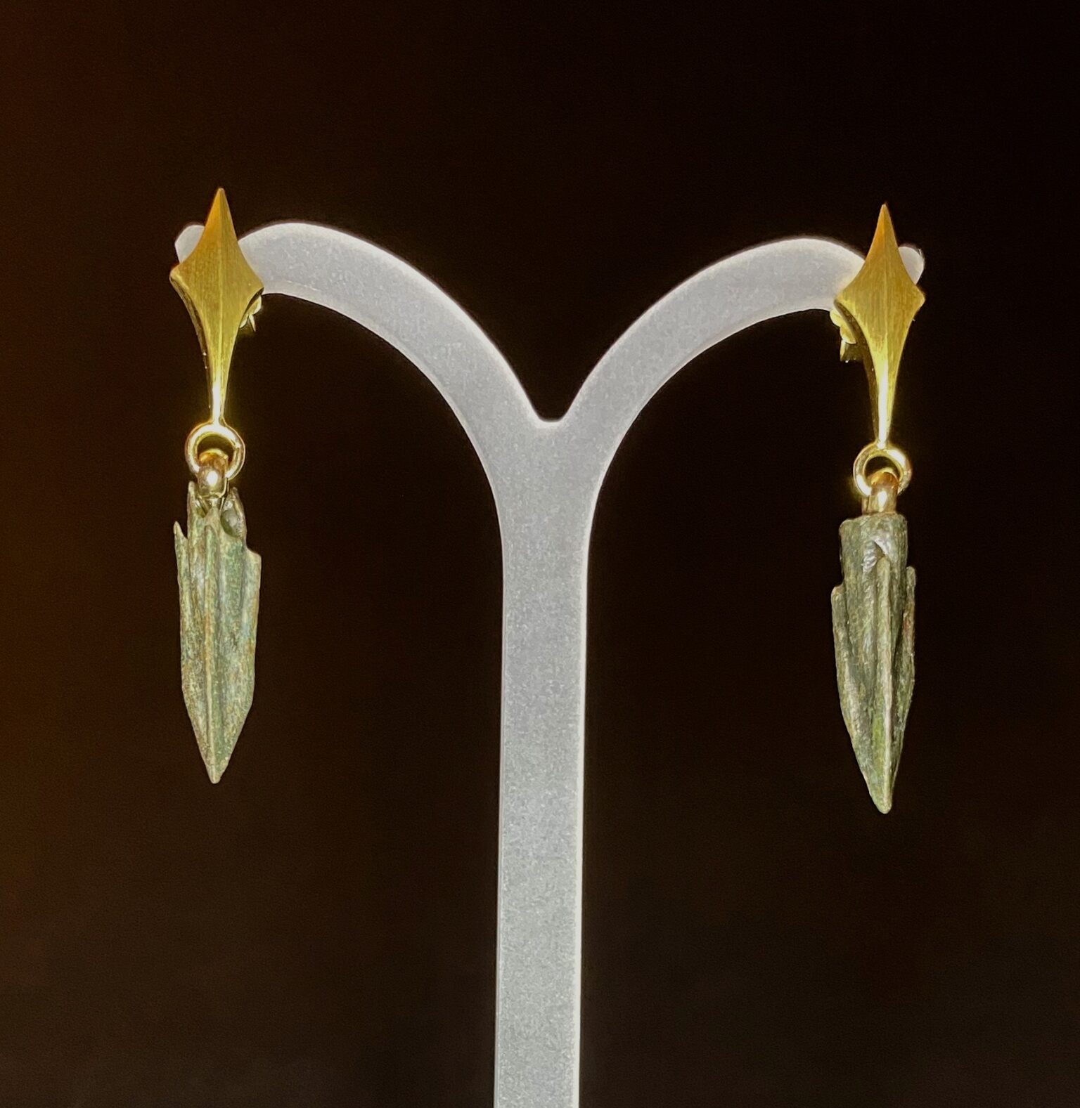 A Pair of Arrowhead Earrings